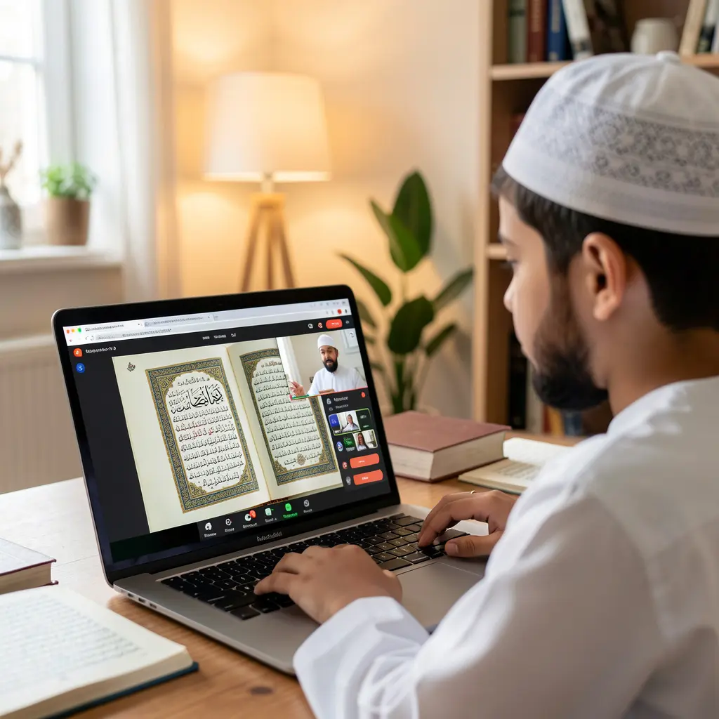 Student is taking class from Hifz Quran Teacher Online Quran Courses.