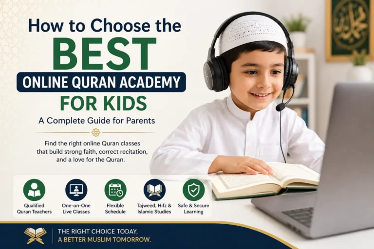 Best online Quran academy for kids with qualified Quran teachers teaching children in live online classes