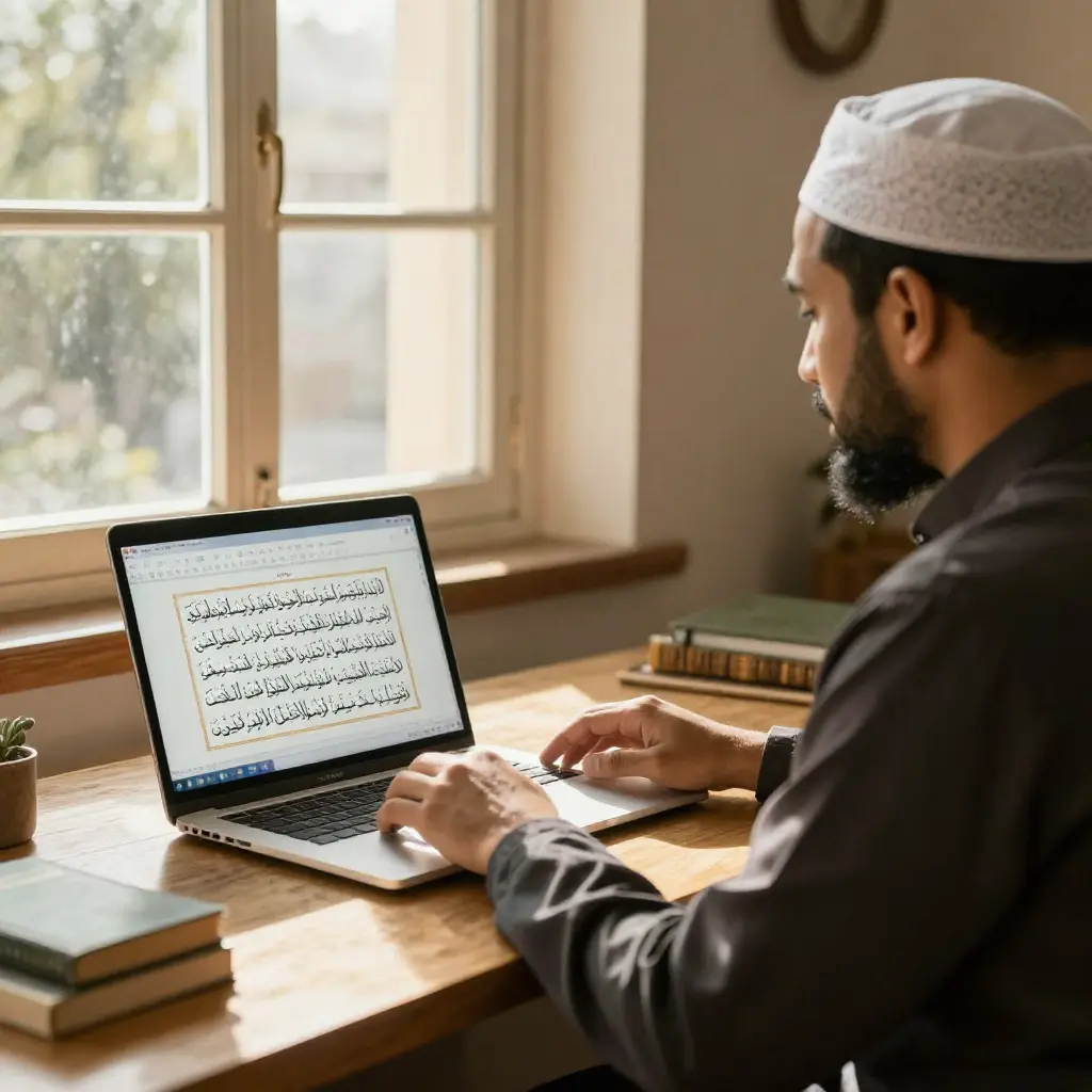 Quran teacher is taking online Quran class for kids in Canada