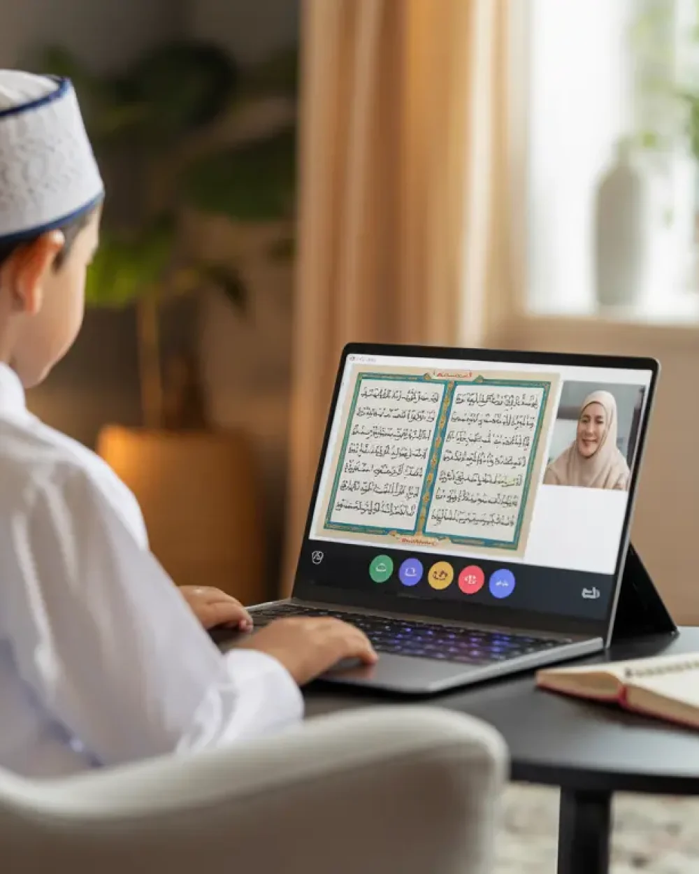 Kid is taking Quran Recitation Classes Online